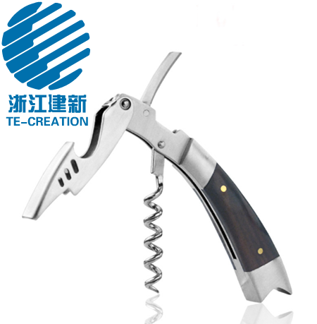 TC-C183  Wood handle  Waiters Corkscrew