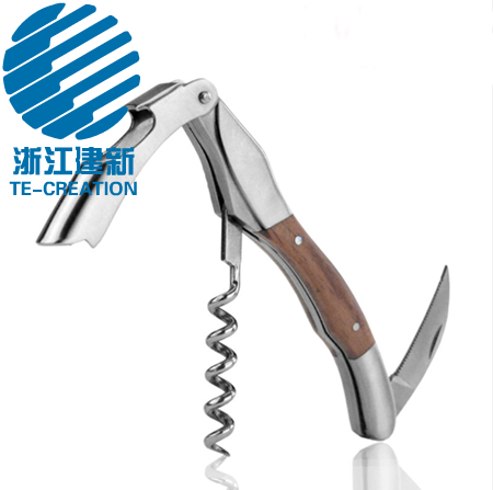 TC-C185 Wood handle  Waiters Corkscrew