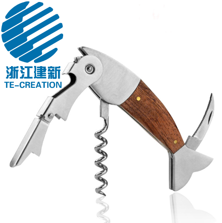 TC-C188 Wood handle  Waiters Corkscrew