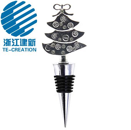 TC-S521   Christmas tree Wine Bottle Stopper