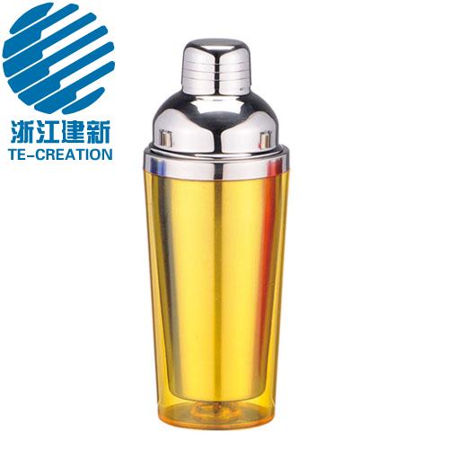 TCO-40BP-1     400ml /450ml stainless steel and plastic mini cocktail shaker