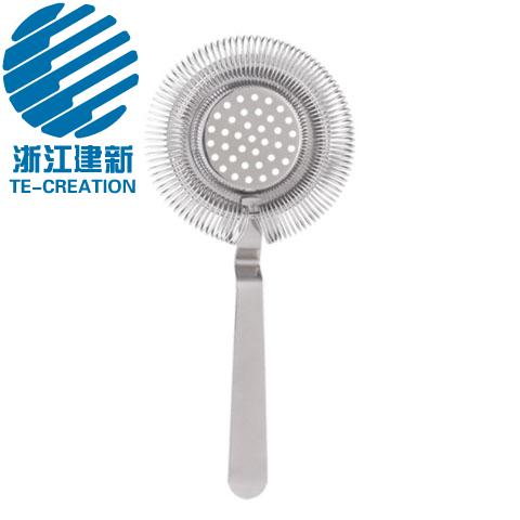 TCO-S22-1    stainless steel bar cocktail strainer