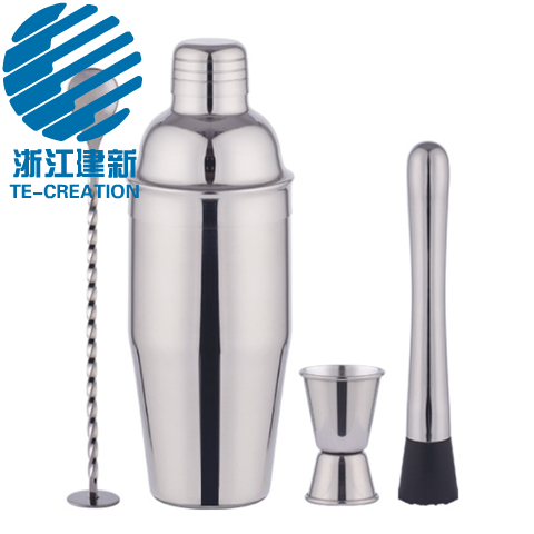 TC-70T4-3  Factory Direct 700ml stainless steel shakers set