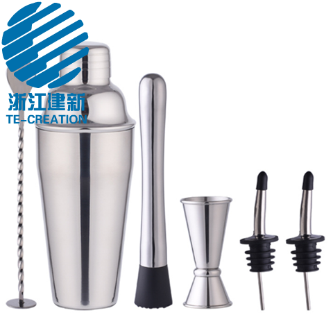 TC-70T6-1   Factory Direct 700ml stainless steel shakers set
